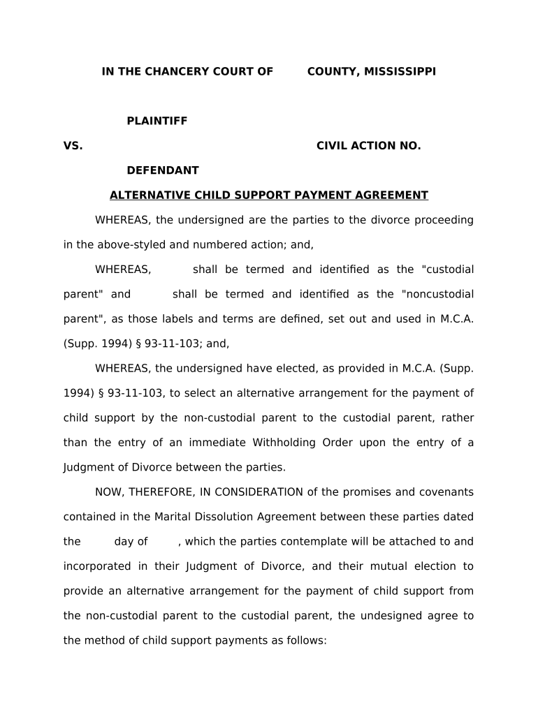 mississippi child support phone number Preview on Page 1