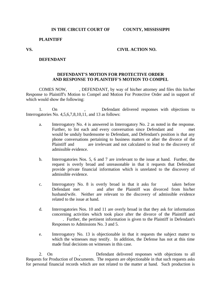 mississippi protection order registry Preview on Page 1