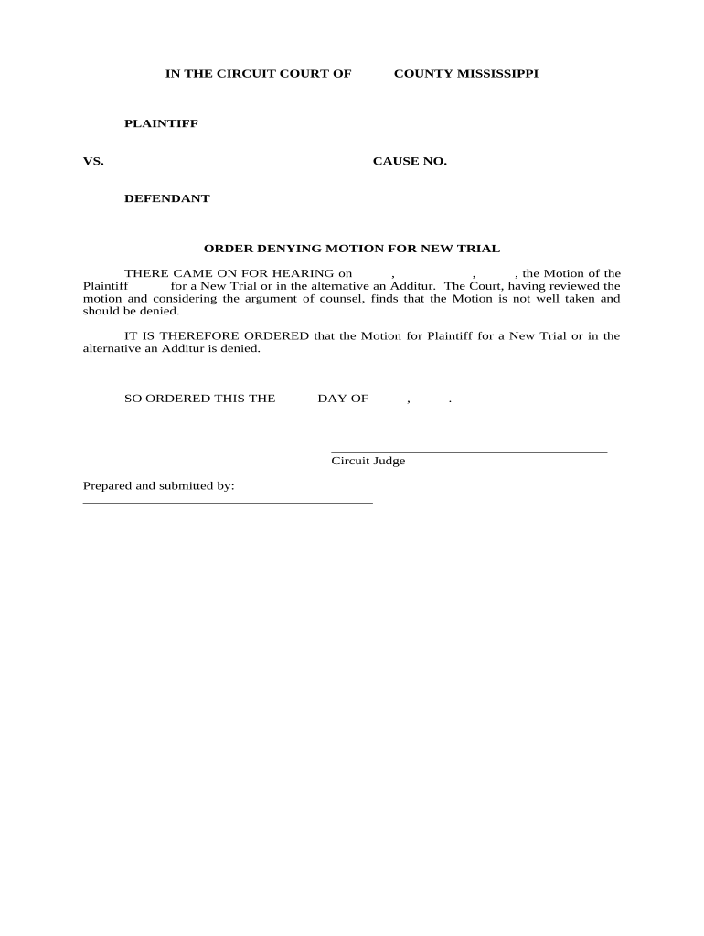 new trial mississippi Preview on Page 1
