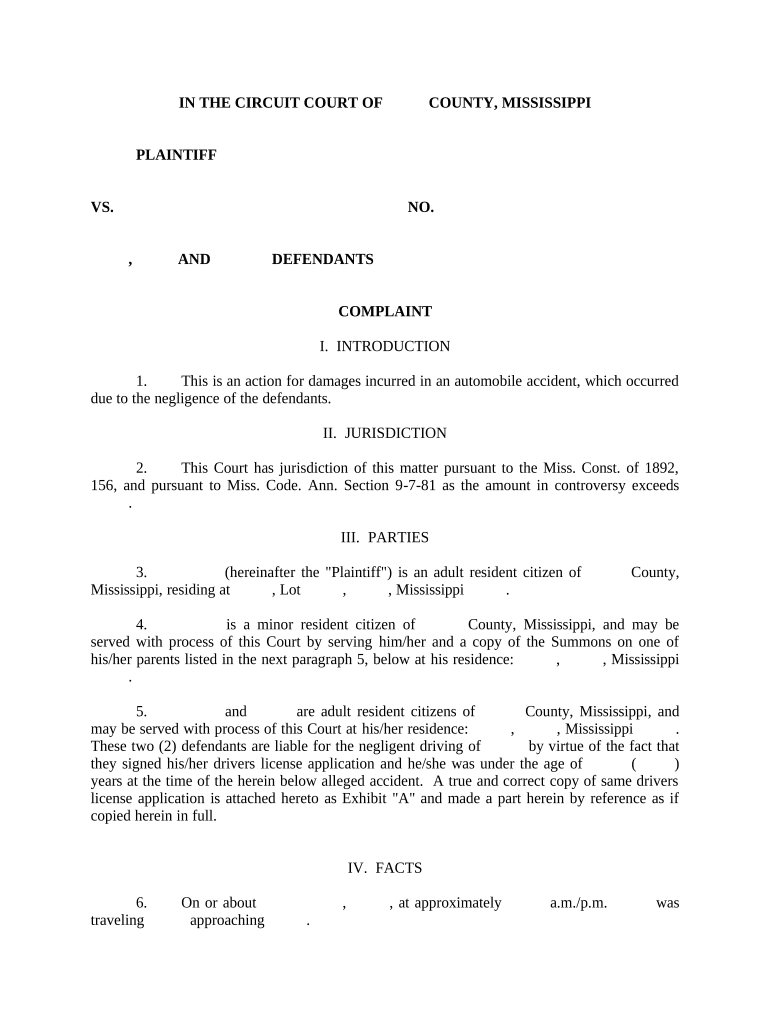 motor vehicle accidents Preview on Page 1
