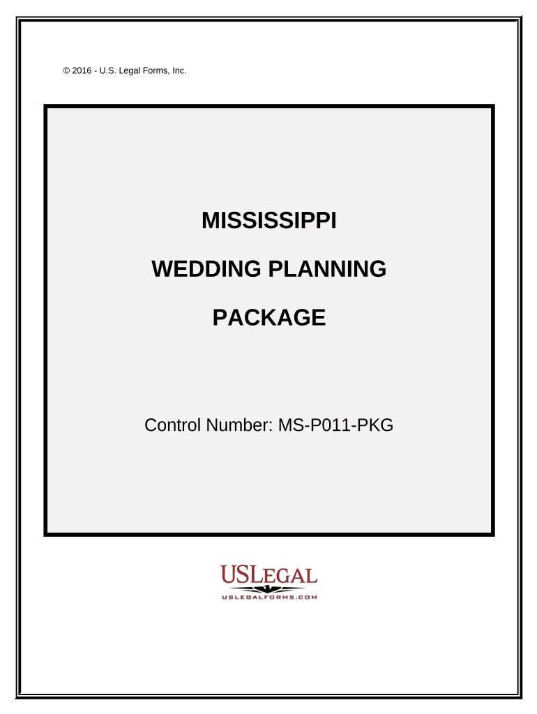 Wedding Planning or Consultant Package - Mississippi Preview on Page 1