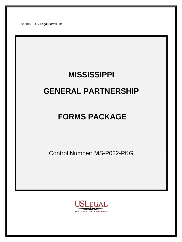 General Partnership Package - Mississippi Preview on Page 1