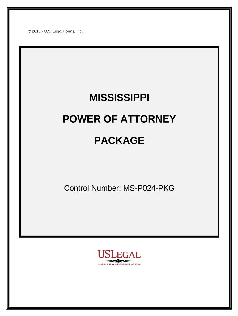 mississippi power of attorney form Preview on Page 1