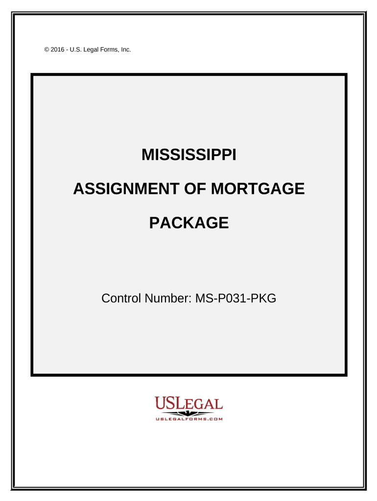 Assignment of Mortgage Package - Mississippi Preview on Page 1