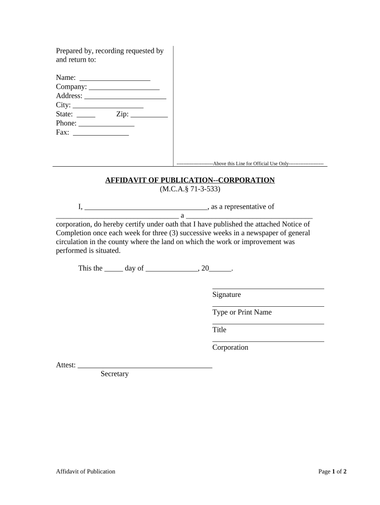 montana corporation Preview on Page 1.