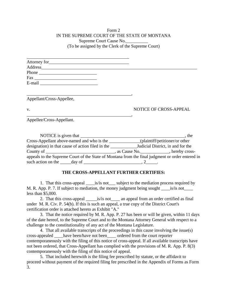 montana notice Preview on Page 1
