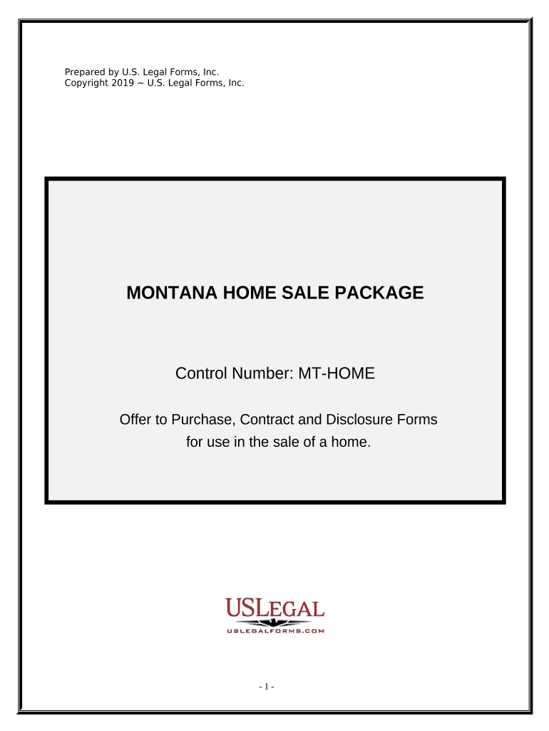 Real Estate Home Sales Package with Offer to Purchase, Contract of Sale