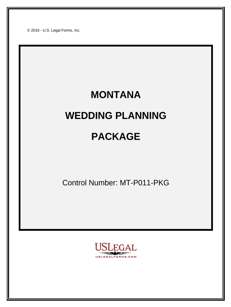 Wedding Planning or Consultant Package - Montana Preview on Page 1