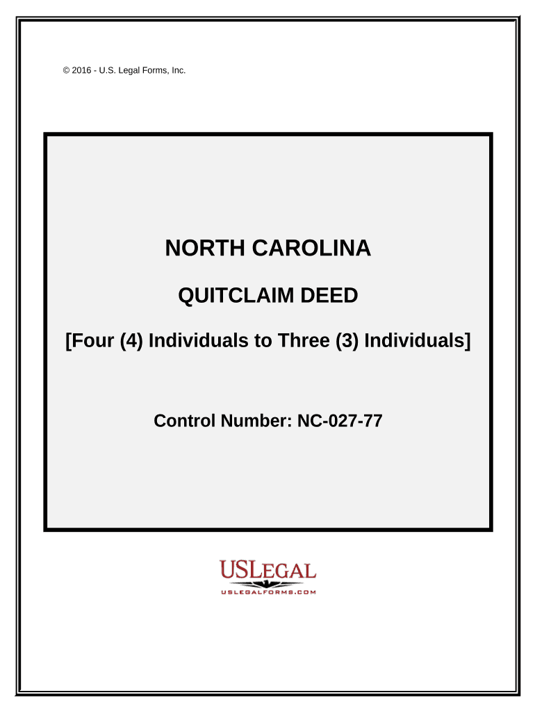 north carolina deed Preview on Page 1