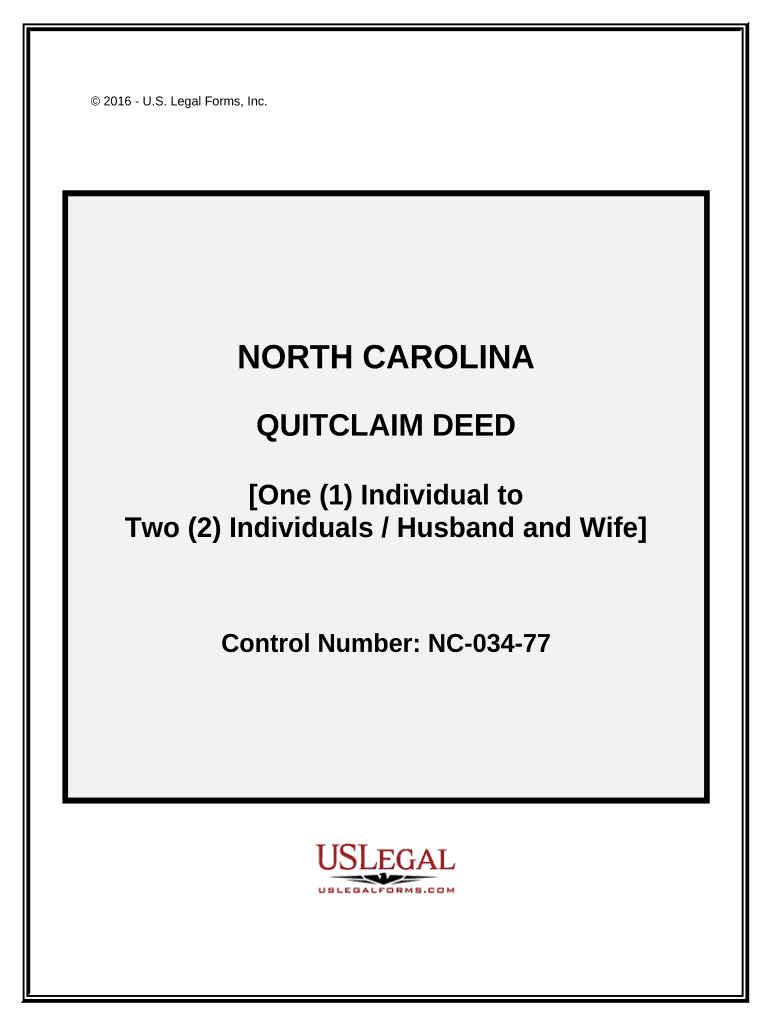 north carolina deed Preview on Page 1