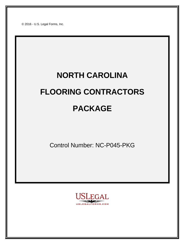 Flooring Contractor Package - North Carolina Preview on Page 1