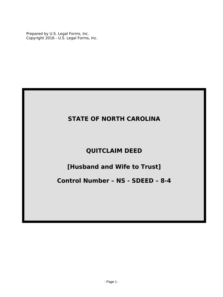 nc deed trust Preview on Page 1