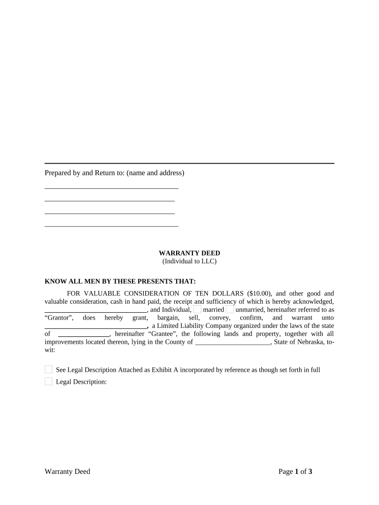 warranty deed form pdf Preview on Page 1.