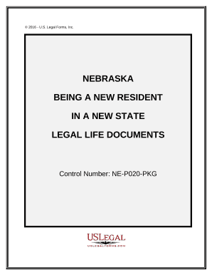 New State Resident Package - Nebraska