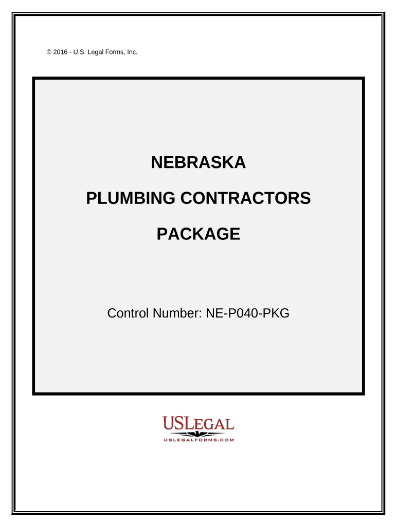 Plumber nebraska Fill out & sign online DocHub
