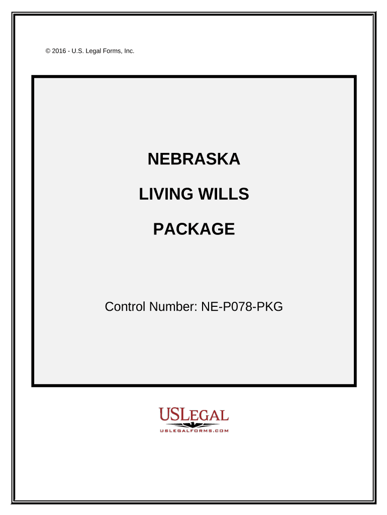 Living Wills and Health Care Package - Nebraska Preview on Page 1