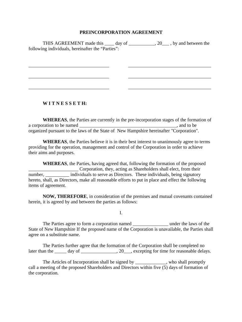 nh agreement Preview on Page 1