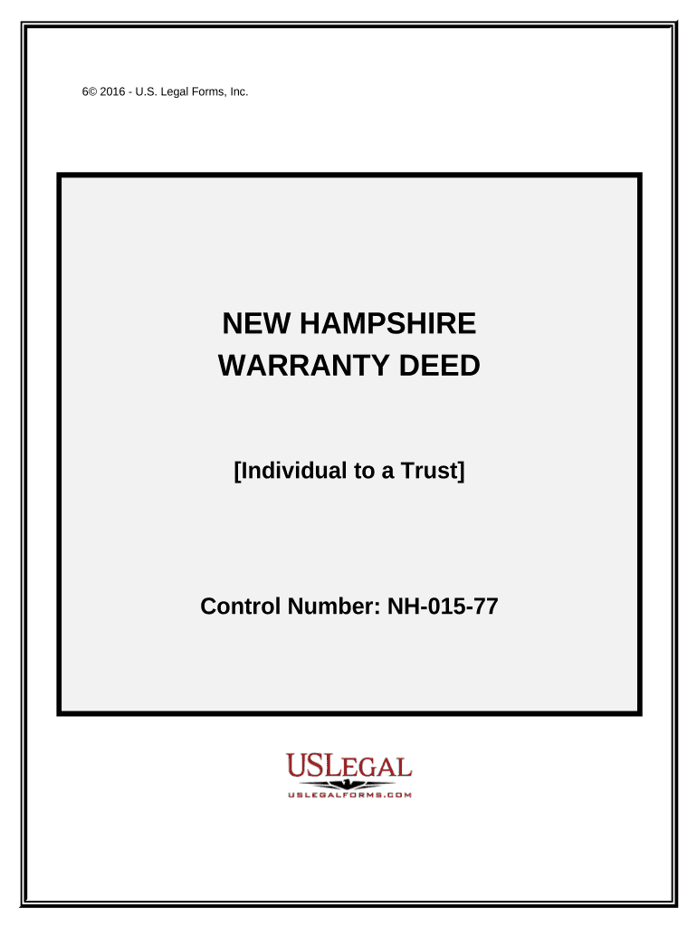 new hampshire warranty deed Preview on Page 1