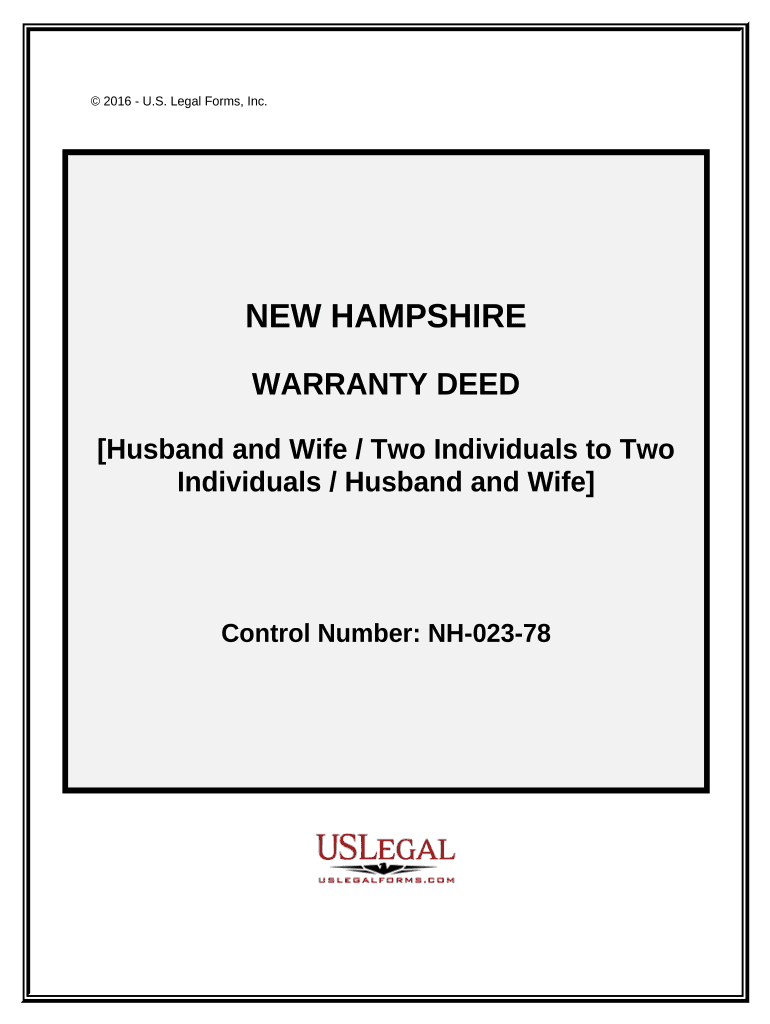 new hampshire warranty deed Preview on Page 1