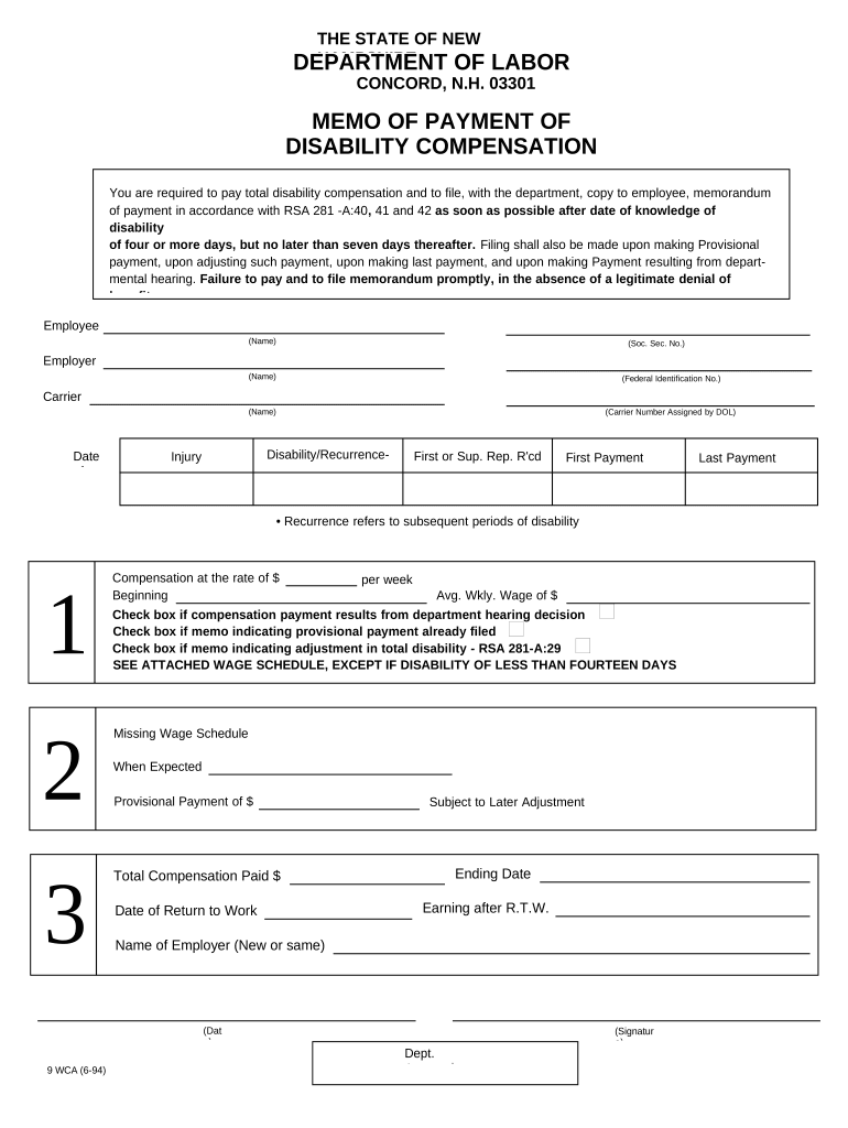 nh short term disability laws Preview on Page 1