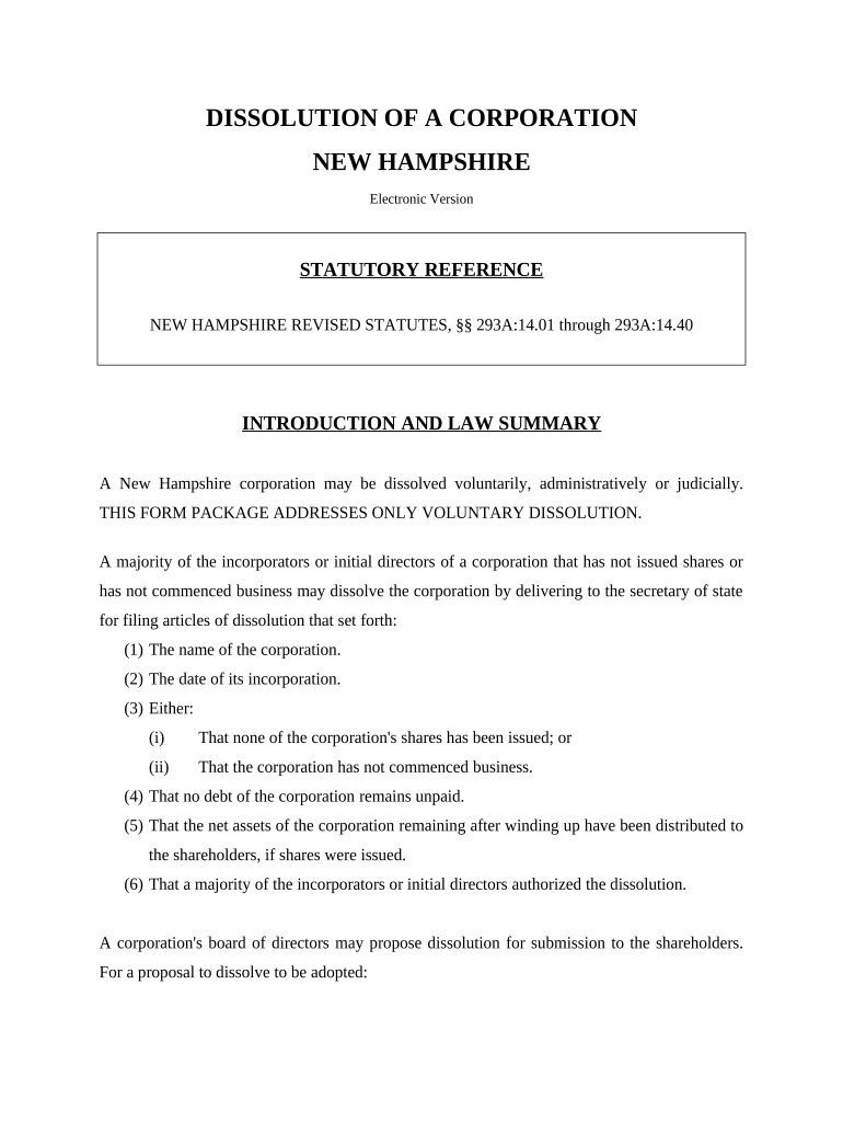 dissolve llc new hampshire Preview on Page 1