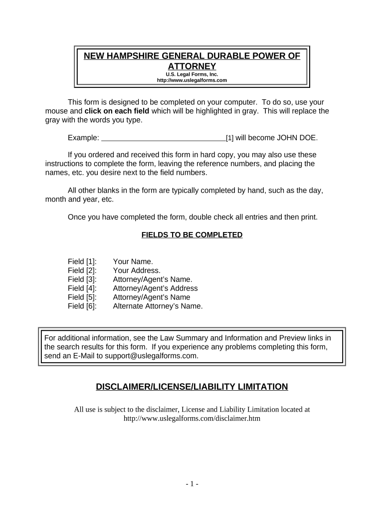 new hampshire general Preview on Page 1