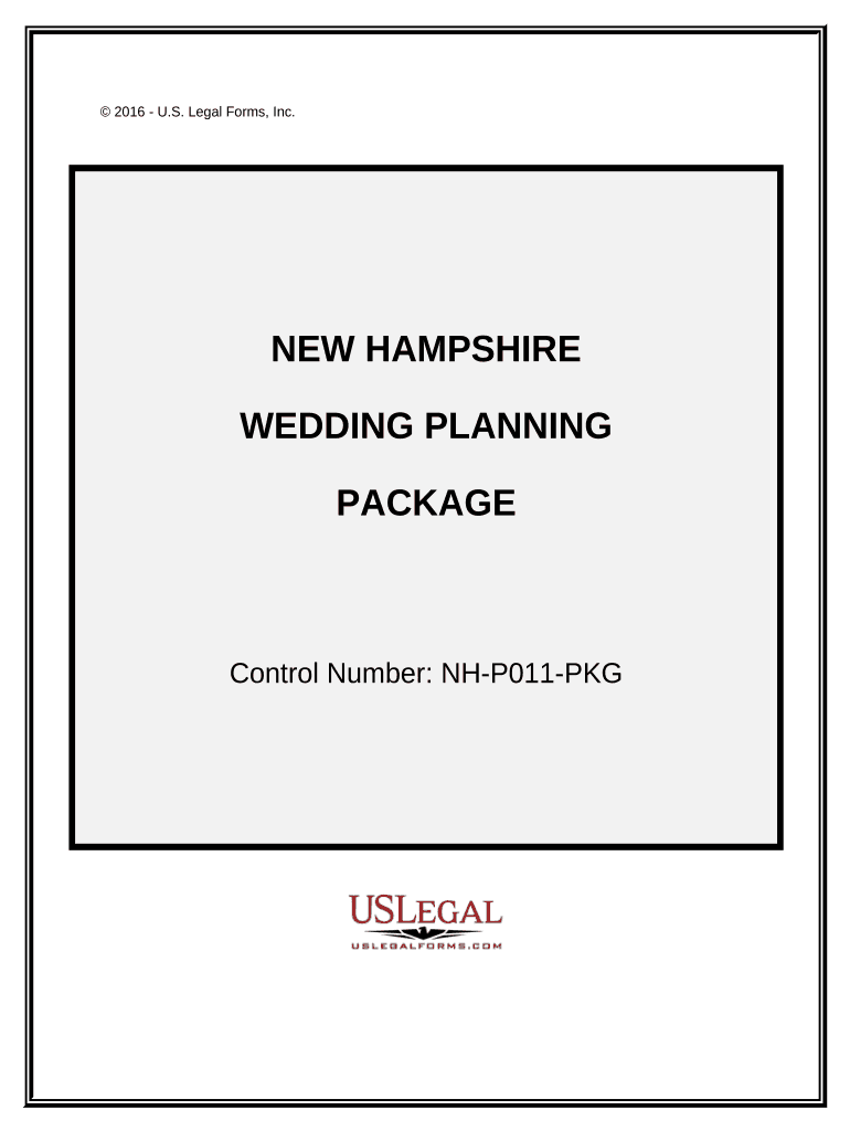 Wedding Planning or Consultant Package - New Hampshire Preview on Page 1