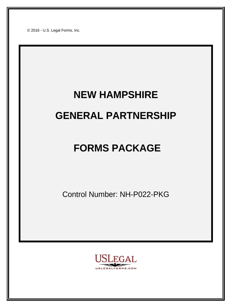 General Partnership Package - New Hampshire Preview on Page 1