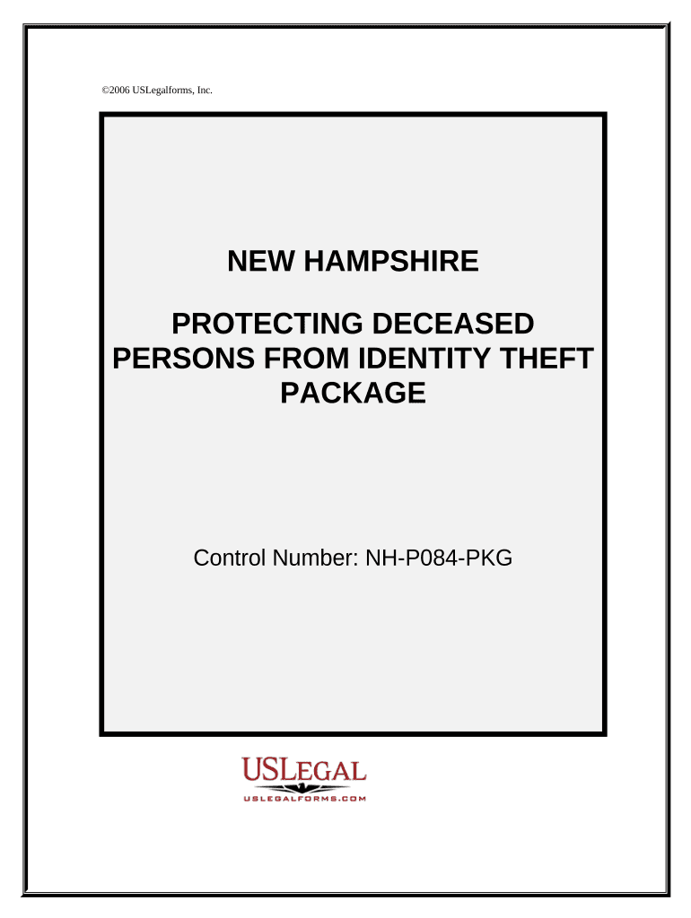 Protecting Deceased Persons from Identity Theft - New Hampshire Preview on Page 1