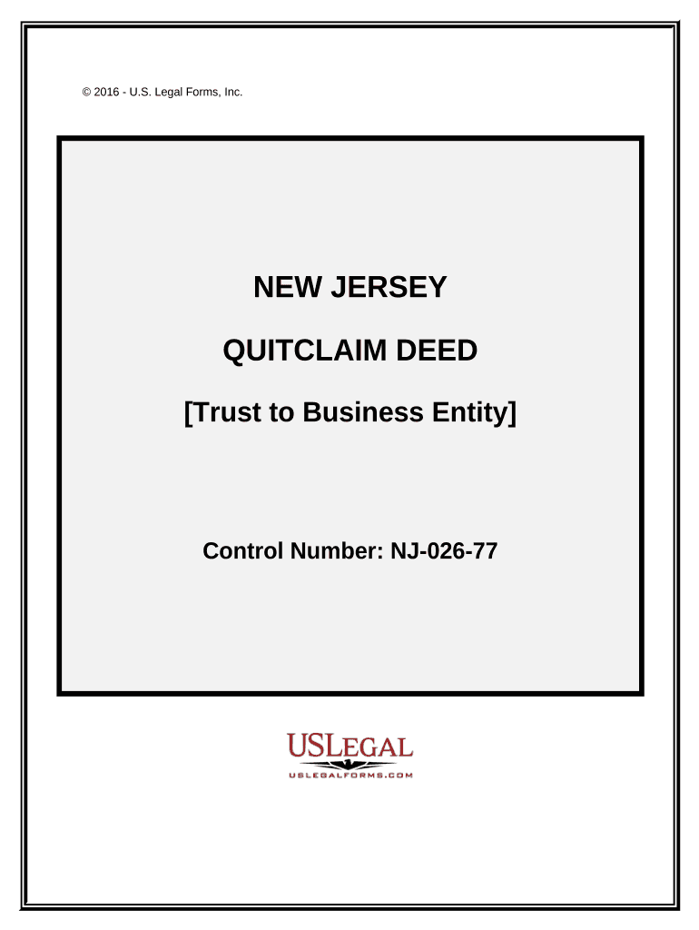 nj quitclaim deed Preview on Page 1