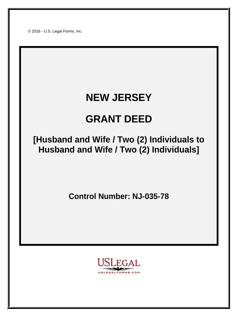 New jersey deed Fill out & sign online DocHub
