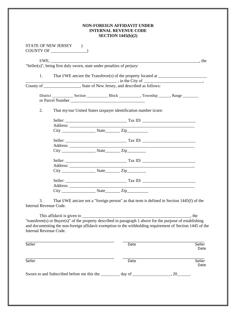 certificate of non foreign status Preview on Page 1