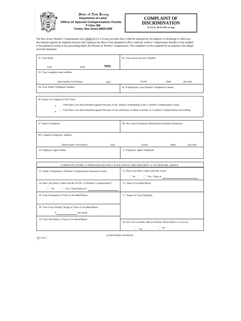 new jersey discrimination Preview on Page 1