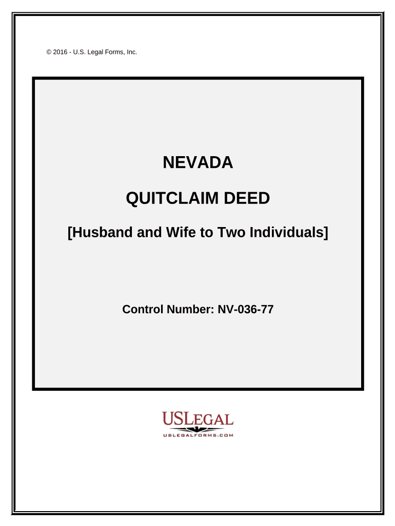 nevada quitclaim deed Preview on Page 1