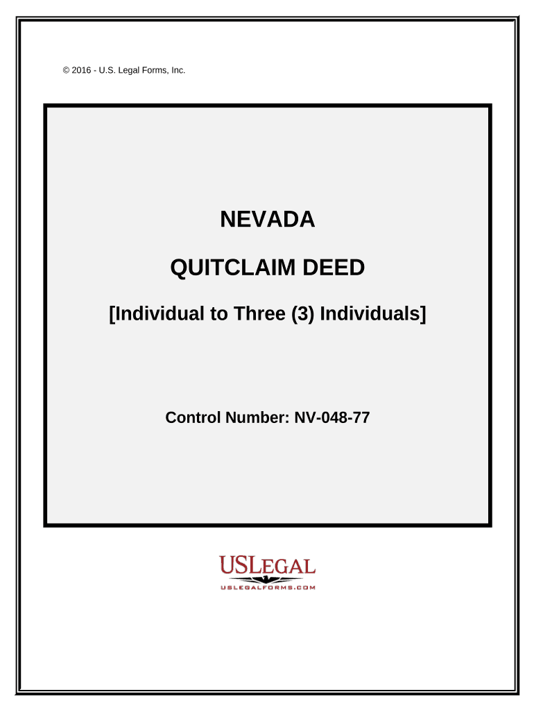 quitclaim deed from Preview on Page 1