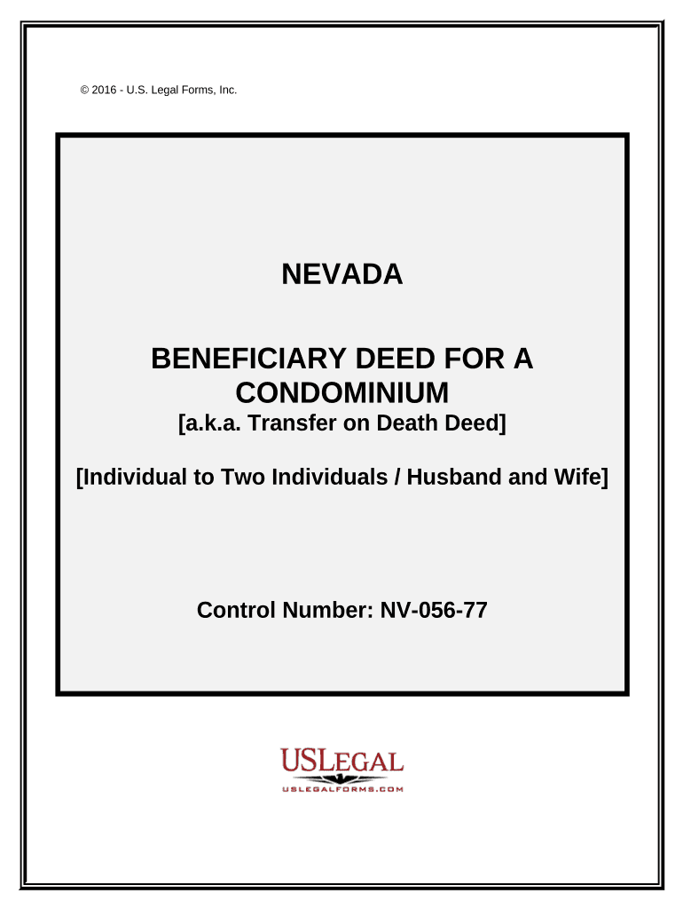 nevada beneficiary deed Preview on Page 1.