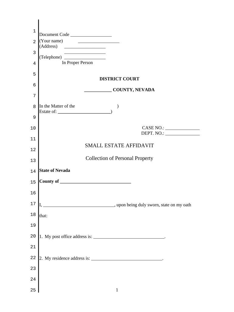 nevada property Preview on Page 1