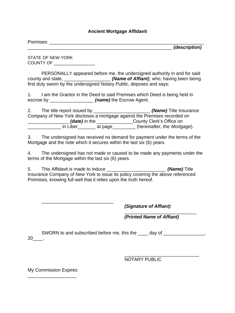 ancient mortgage Preview on Page 1