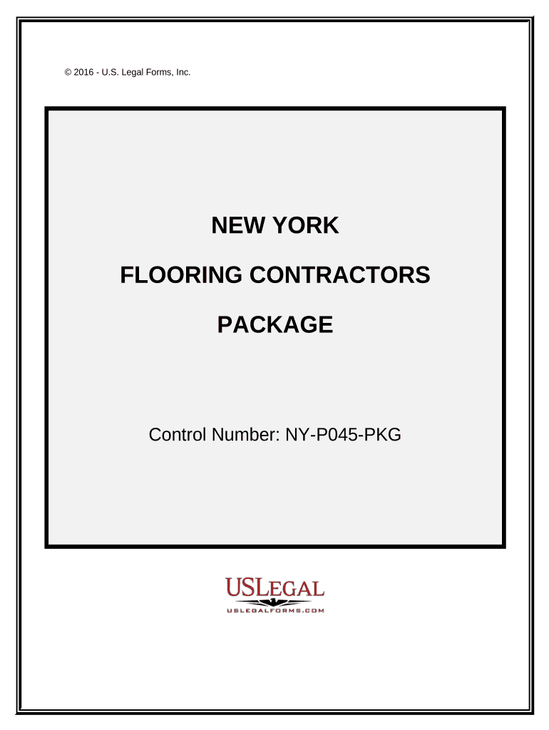 Flooring Contractor Package - New York Preview on Page 1