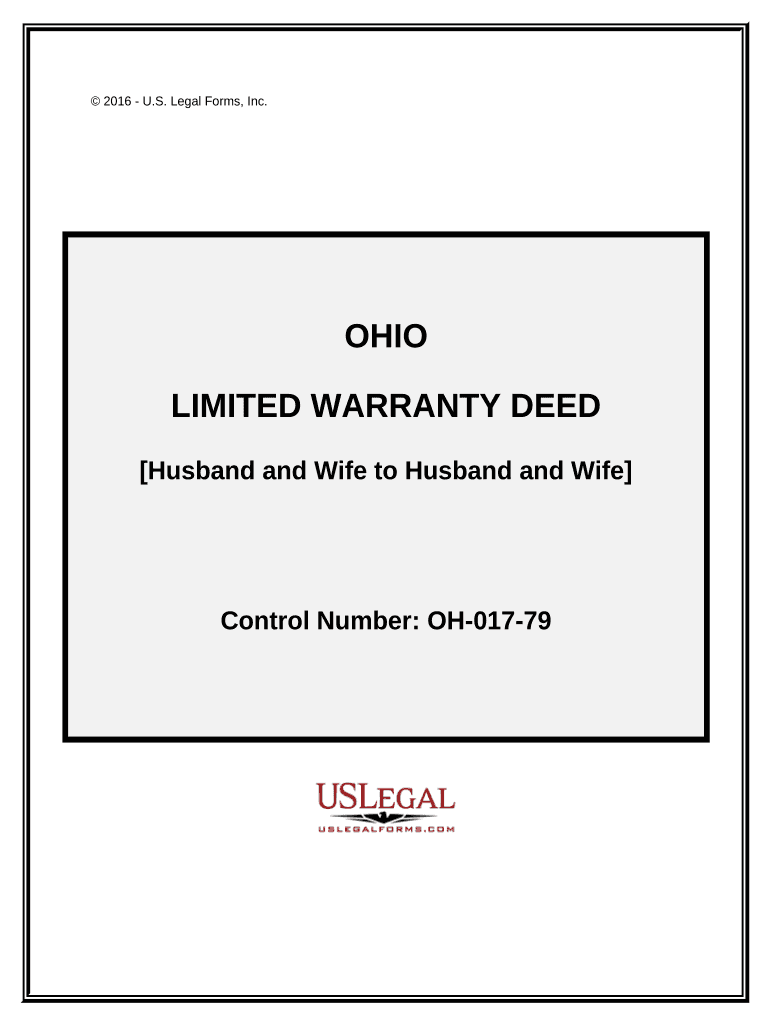 ohio limited warranty deed Preview on Page 1