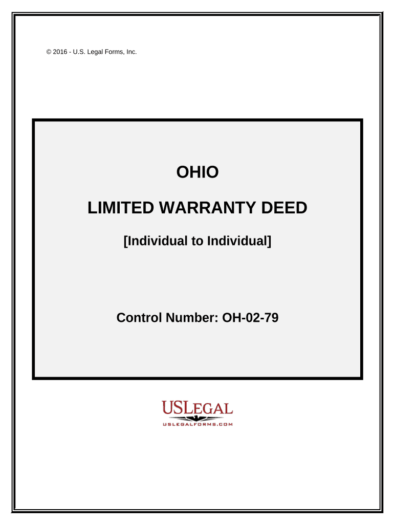 limited warranty deed ohio Preview on Page 1