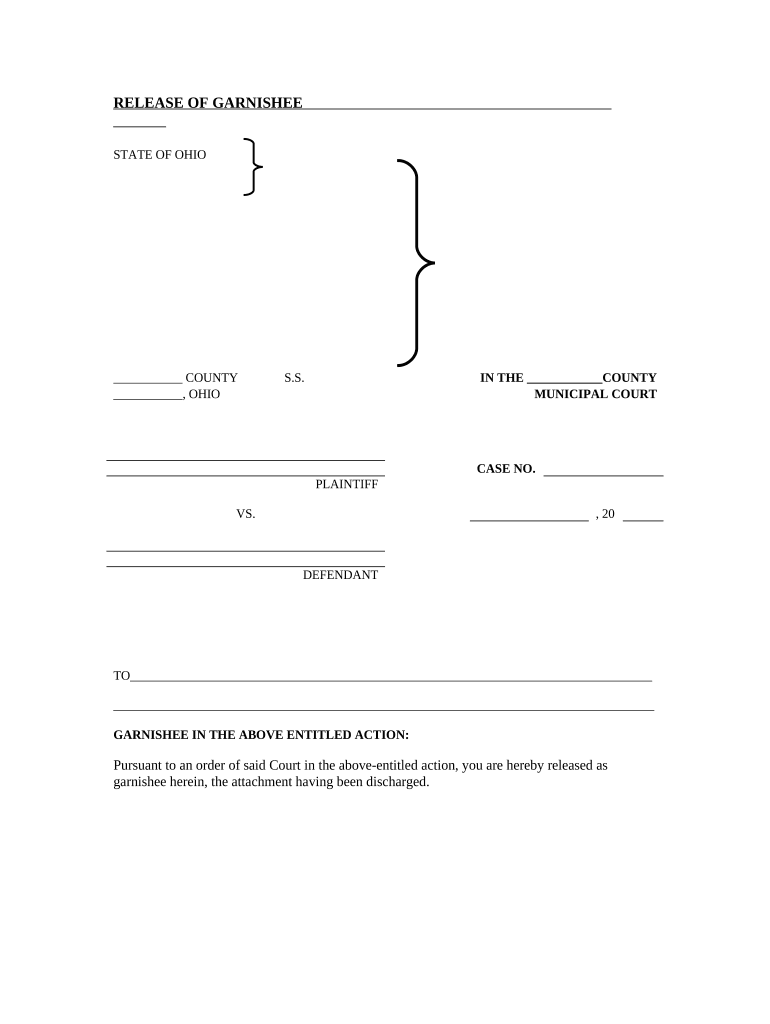 ohio wage garnishment statute of limitations Preview on Page 1