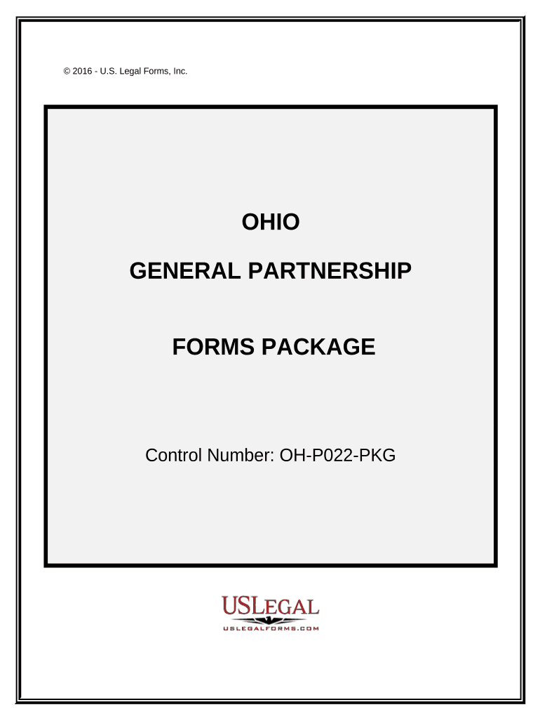 General Partnership Package - Ohio Preview on Page 1