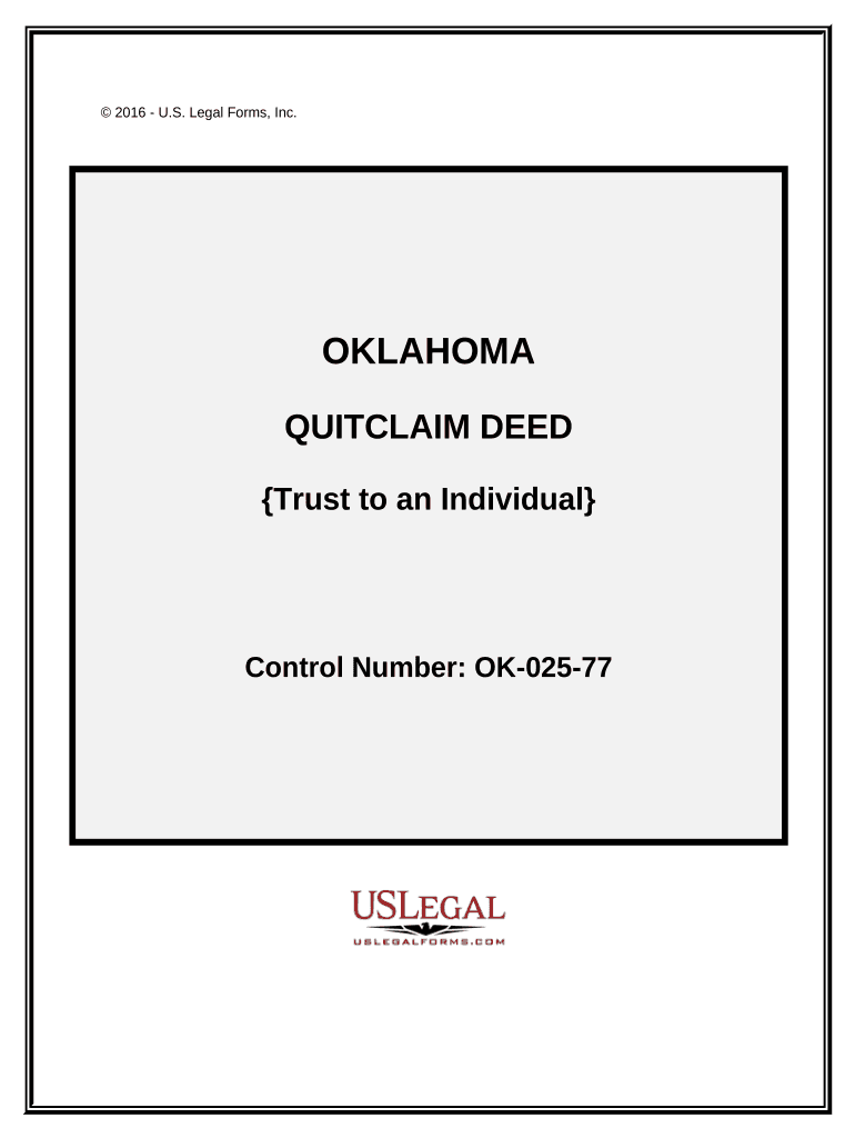 oklahoma quit claim deed statute Preview on Page 1.