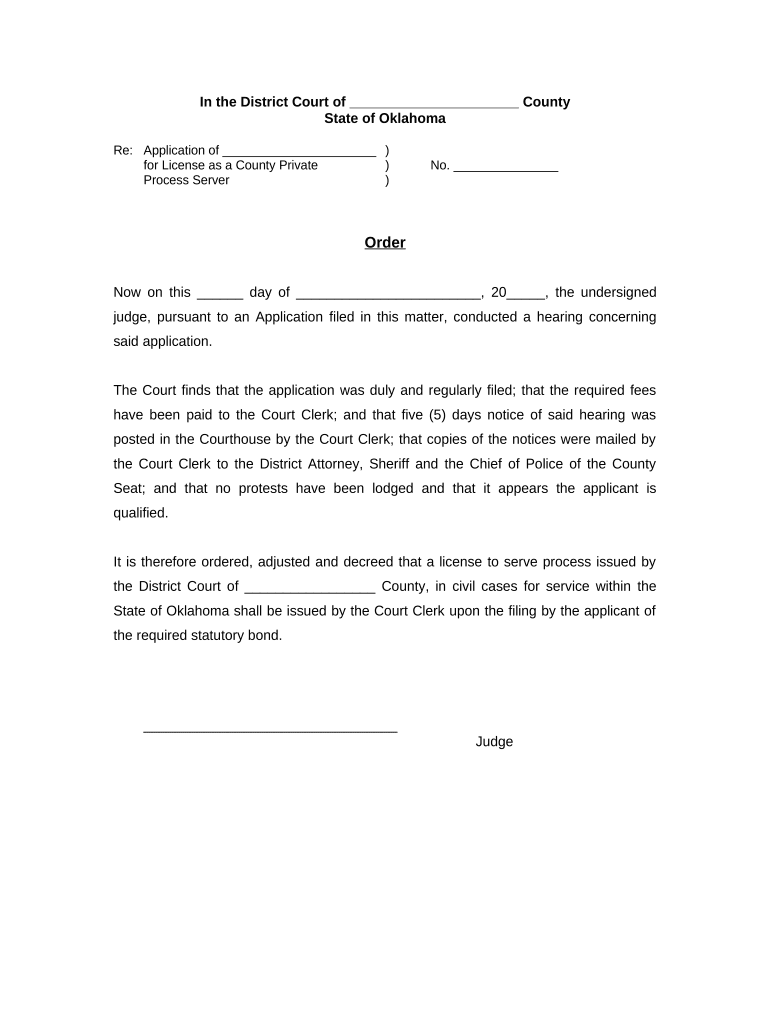 oklahoma order county Preview on Page 1