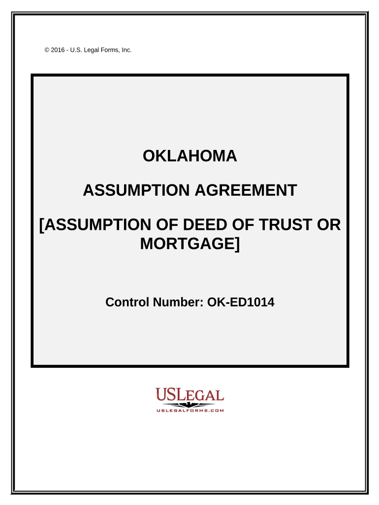 mortgage assumption agreement Preview on Page 1