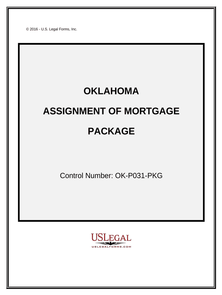 Assignment of Mortgage Package - Oklahoma Preview on Page 1.