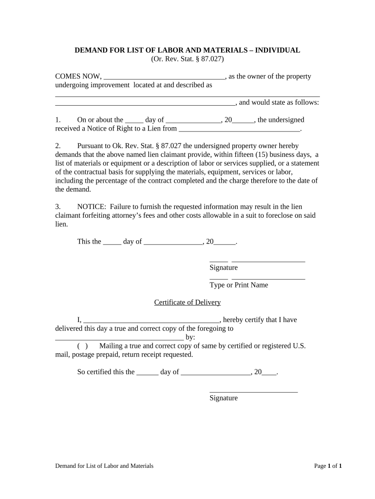 demand services Preview on Page 1