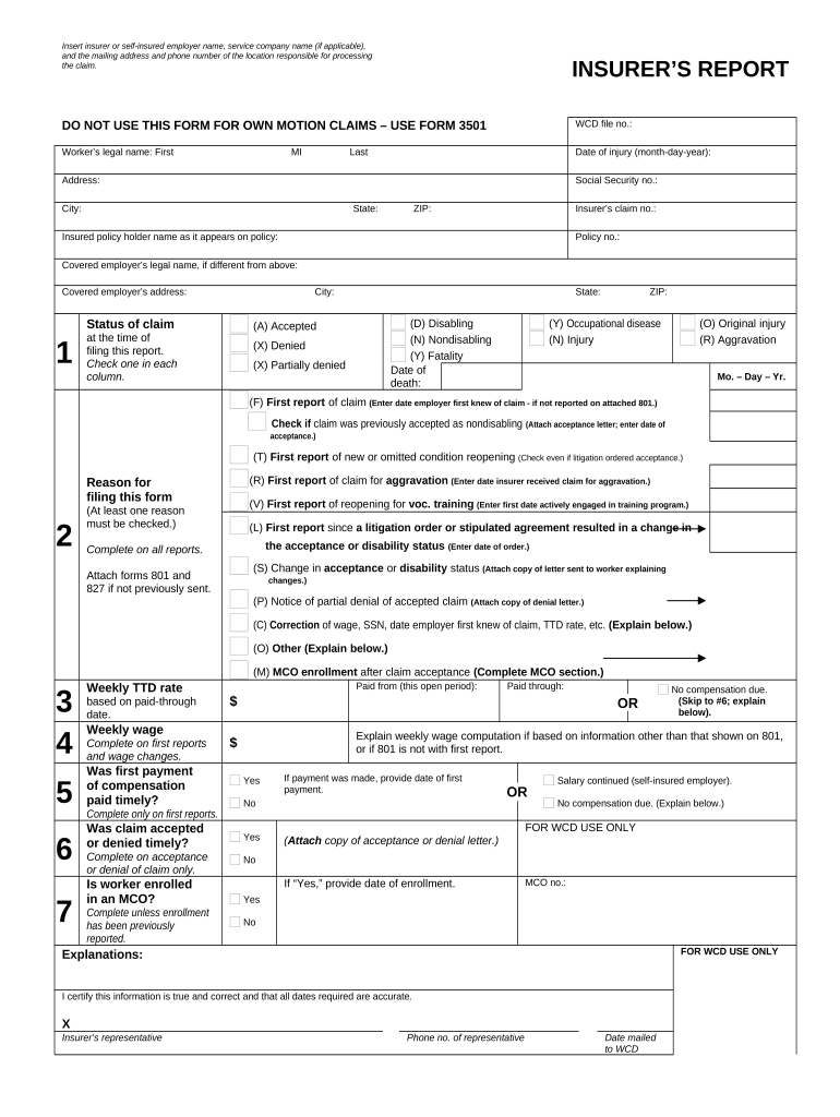 Insurers Report - Oregon Preview on Page 1