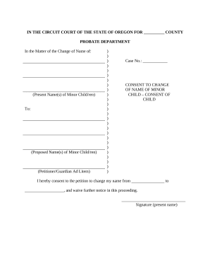 change name minor Doc Template | pdfFiller